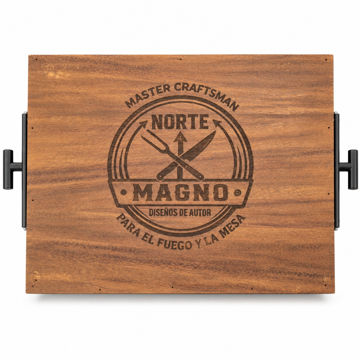 Grill Box Norte Magno de enchapado de parota
