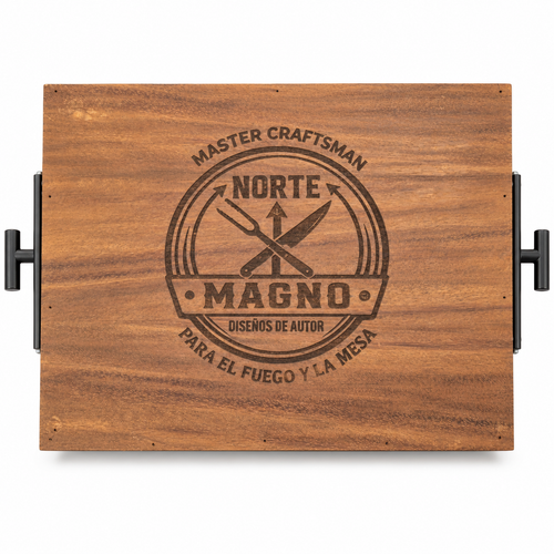 Grill Box Norte Magno de enchapado de parota