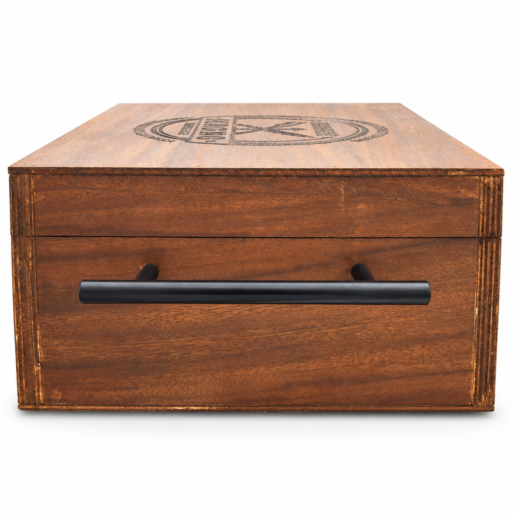 Grill Box Norte Magno de enchapado de parota