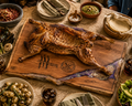 RAPTOR — Tabla parrillera de mezquite | Pieza única 1/1