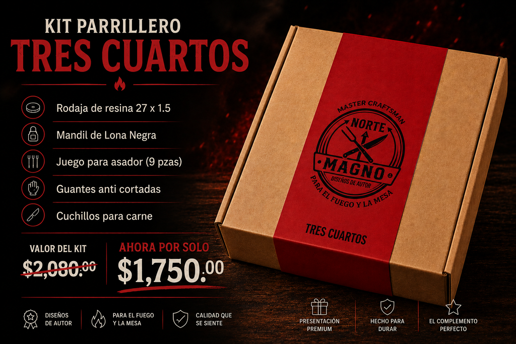 Kit Tres Cuartos — Parrillero Norte Magno