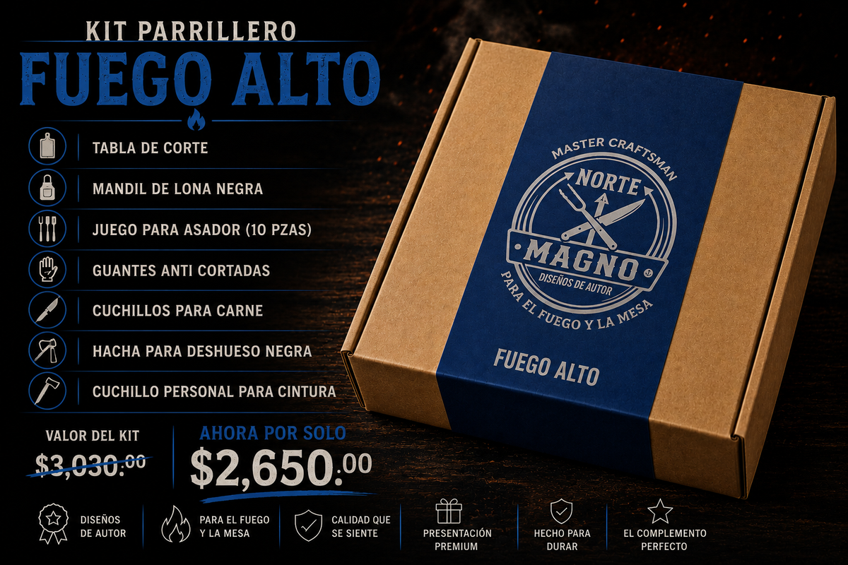 Kit Fuego Alto — Parrillero Norte Magno